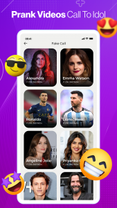 اسکرین شات 3 برنامه Prank Call & Fake Chat App