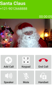 اسکرین شات برنامه Fake Call From Santa Claus Sim 4