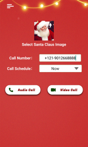 اسکرین شات برنامه Fake Call From Santa Claus Sim 1