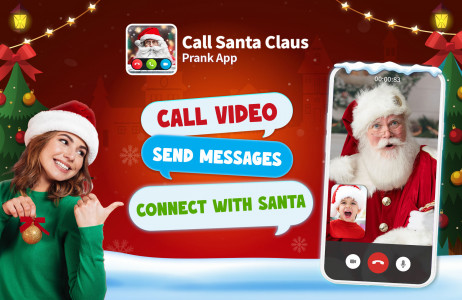 اسکرین شات برنامه Call Santa 2 - Prank App 1