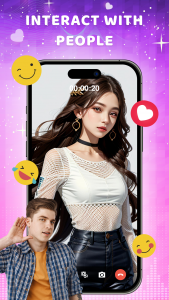 اسکرین شات 2 برنامه Prank Video Call and Message
