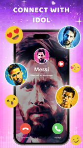 اسکرین شات 3 برنامه Prank Video Call and Message