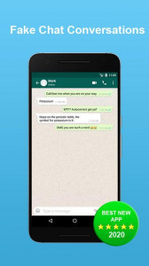 اسکرین شات برنامه WhatsFake Chat Conversations 1