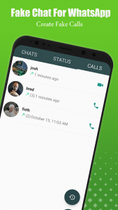 اسکرین شات برنامه WhatsFake - Fake Chat Conversations Prank Chat 6