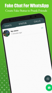 اسکرین شات برنامه WhatsFake - Fake Chat Conversations Prank Chat 3