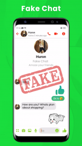 اسکرین شات برنامه Fake Chat- Prank with Friends 2