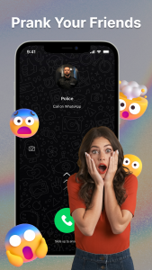 اسکرین شات 4 برنامه Prank Video Call: Simulate SMS
