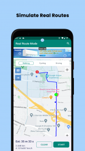 اسکرین شات برنامه Fake GPS Free 3