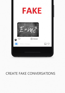 اسکرین شات برنامه Fake Insta - Fake Chat And Posts 3
