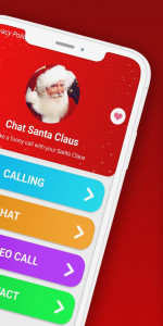 اسکرین شات برنامه fake call from Santa Claus 2