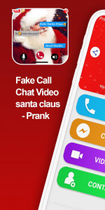 اسکرین شات برنامه fake call from Santa Claus 1