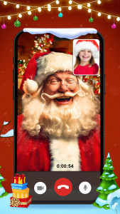 اسکرین شات بازی Santa prank Call - Fake Chat 1