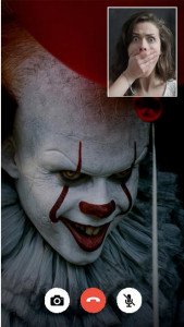 اسکرین شات برنامه Pennywise Call - Fake video call with scary clown 4