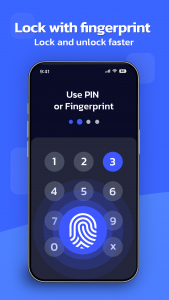 اسکرین شات برنامه AppLock - Fingerprint Lock 3