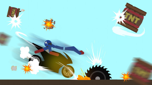 اسکرین شات بازی Falling Stickman Ragdoll 2D 7