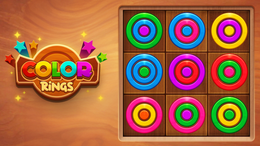 اسکرین شات 1 بازی Color Rings: Ring Sort Puzzle