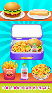 اسکرین شات بازی School lunchbox food recipe 5