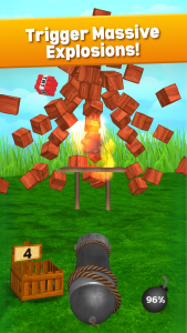 اسکرین شات 3 بازی Cannon Balls 3D: Tower Crash