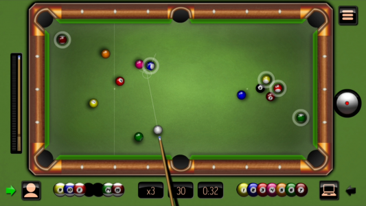 اسکرین شات بازی 8 Ball Billiards Classic 2