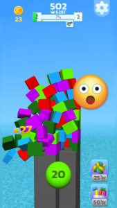 اسکرین شات بازی Tower Crash 3D 1