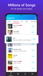 اسکرین شات برنامه Karaoke - Sing Unlimited Songs 4