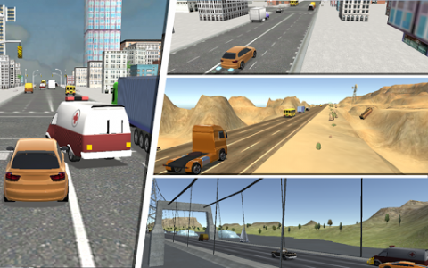 اسکرین شات بازی Heavy Traffic Racing 3D 2