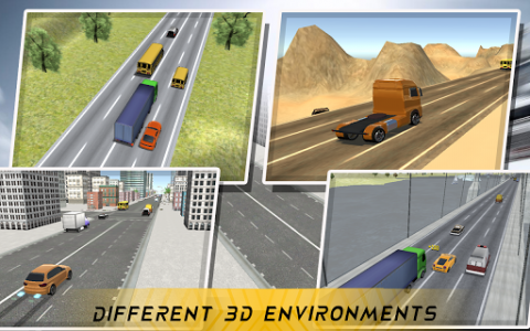 اسکرین شات بازی Heavy Traffic Racing 3D 1
