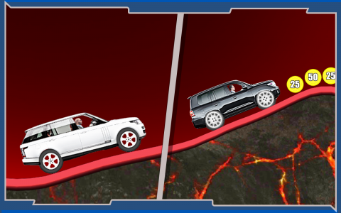 اسکرین شات بازی Up Hill Racing: Luxury Cars 4