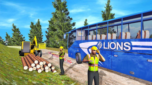 اسکرین شات بازی Offroad Bus Driving Games 2019 5