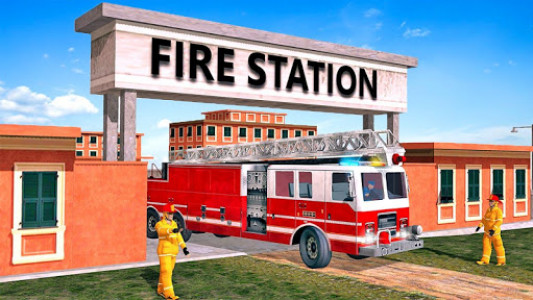 اسکرین شات بازی Fire Truck Driving Game 2019 4