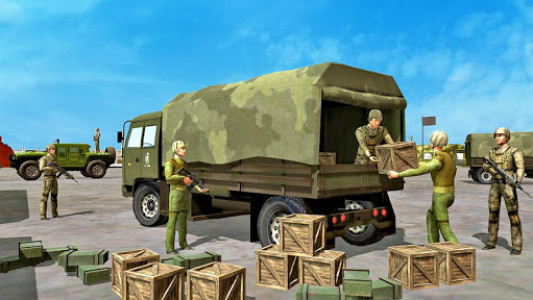 اسکرین شات برنامه Offroad Army Truck Driving Game 2
