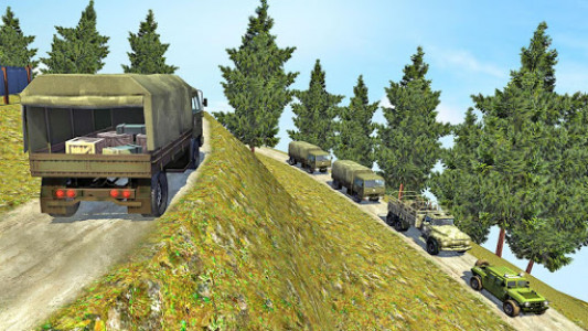اسکرین شات برنامه Offroad Army Truck Driving Game 7