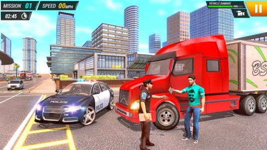 اسکرین شات بازی City Truck Driving Simulator Free 3