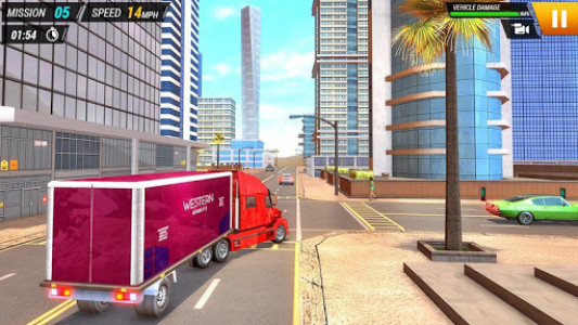 اسکرین شات بازی City Truck Driving Simulator Free 7