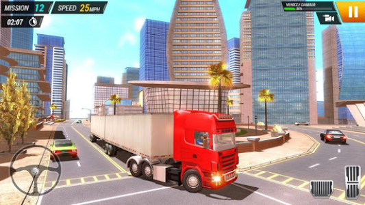 اسکرین شات بازی City Truck Driving Simulator Free 8