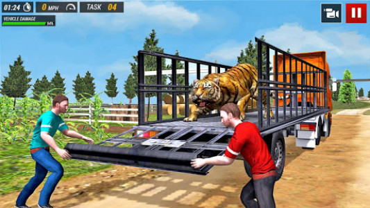 اسکرین شات بازی Offroad Truck Animal Transport Games 1
