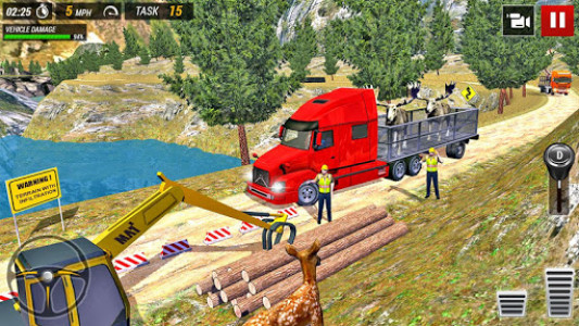 اسکرین شات بازی Offroad Truck Animal Transport Games 3