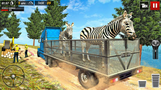 اسکرین شات بازی Offroad Truck Animal Transport Games 2