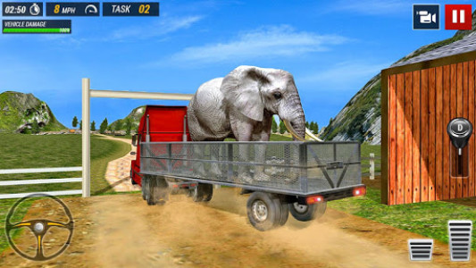 اسکرین شات بازی Offroad Truck Animal Transport Games 4