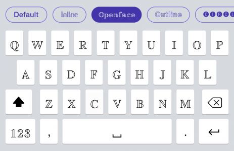 اسکرین شات برنامه Fonts Keyboard - Stylish Fonts 1