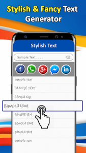 اسکرین شات برنامه Stylish Fonts Keyboard – Fancy Fonts & Text Styles 1