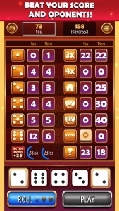 اسکرین شات 2 بازی Yatzy: Dice Game Online
