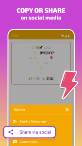 اسکرین شات 6 برنامه Stylish Text - Cool Fonts Art
