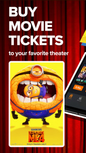 اسکرین شات برنامه Fandango - Buy Movie Tickets 1