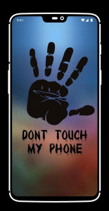 اسکرین شات برنامه Don't Touch My Phone Wallpaper 2