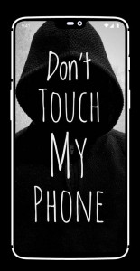اسکرین شات برنامه Don't Touch My Phone Wallpaper 1