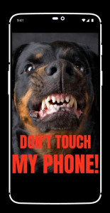 اسکرین شات برنامه Don't Touch My Phone Wallpaper 3