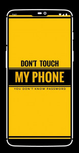 اسکرین شات برنامه Don't Touch My Phone Wallpaper 4
