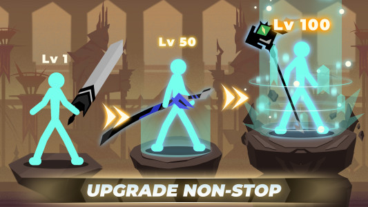 اسکرین شات 8 بازی Epic Stickman: Idle RPG War