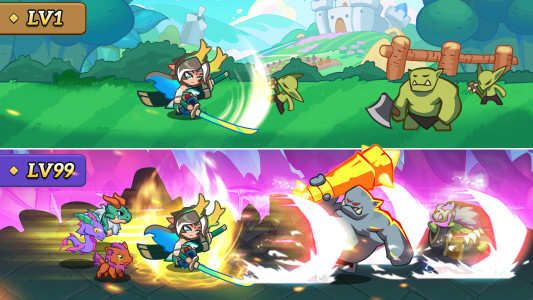 اسکرین شات 1 بازی Monster Slayer: Idle RPG Game